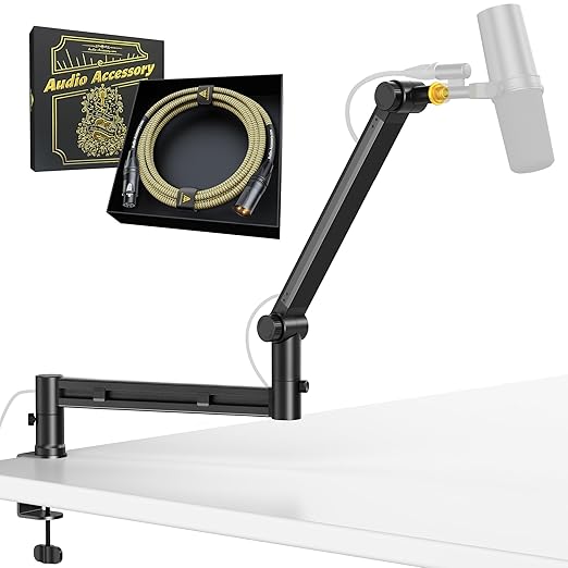 AA AUDIO ACCESSORY Low Profile Mic Boom Arm by AA