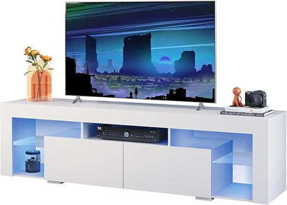 WLIVE TV Stand for 65 to 70 Inch TV, Modern Entertainment Center - Image 9