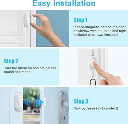 Sanjie Door Alarms for Kids Safety/Home Security/Dementia, Pool Door Alarm - Image 8