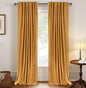 100% Blackout Shield Linen Blackout Curtains by 100BlackoutShield