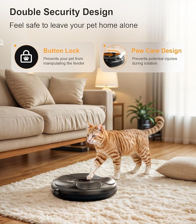 Casfuy Automatic Cat Feeder Cordless - Image 5
