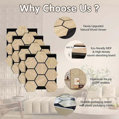 ARMURO Hexagon Wall Panels - Image 3