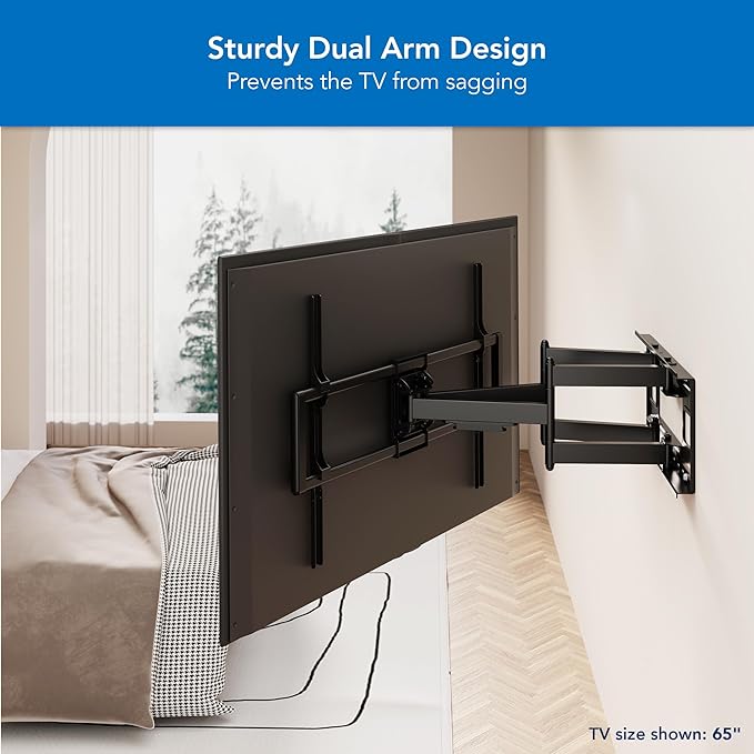 Mount-It! Heavy Duty XXL Full Motion TV Wall Mount - Image 4