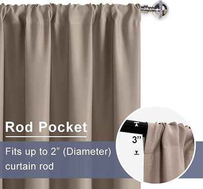 JIUZHEN Blackout Curtains for Bedroom - Image 6