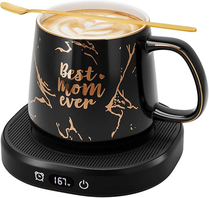 Coffee Mug Warmer, Best MOM Ever Mug by SmartTool%E2%80%A2BetterLife