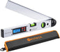 Neoteck Aluminum Digital Angle Finder Protractor 225° 16 inch Backlit LCD by Neoteck