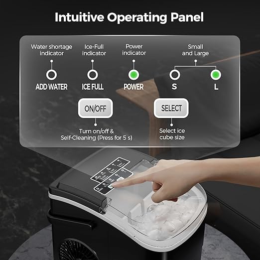Crzoe Ice Makers Countertop - Image 4