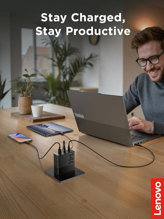 Lenovo 140W USB C Charger, GaN Power Adapter - Image 6