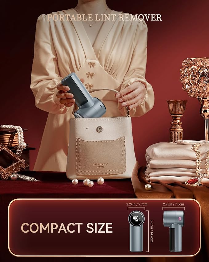 Fabric Shaver, Rechargeable Lint Shaver - Image 3