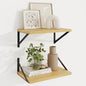 Axeman Deep Floating Shelves | 16 Inch Oak Wall Shelves Set of 2 | 10 Inch Deep by Axeman