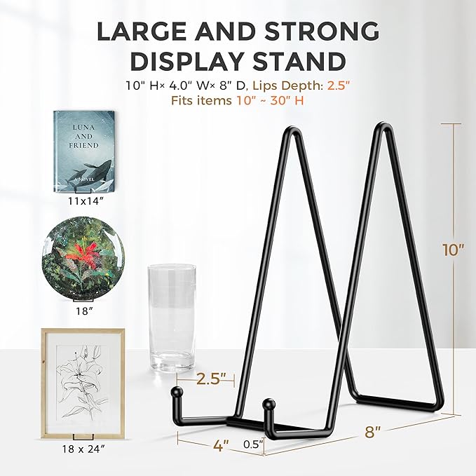 TR-LIFE 10 Inch Large Plate Stands - Image 2