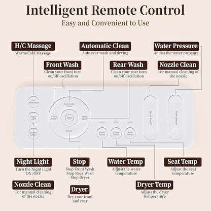 Remote Control for HOROW Smart Bidet Toilet Seats, Remote Controller for HOROW - Image 3