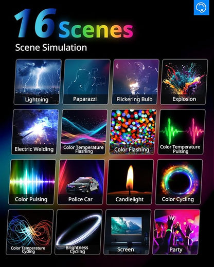 UBeesize 2-Pack RGB Photography Lighting, Studio Lights - Image 4