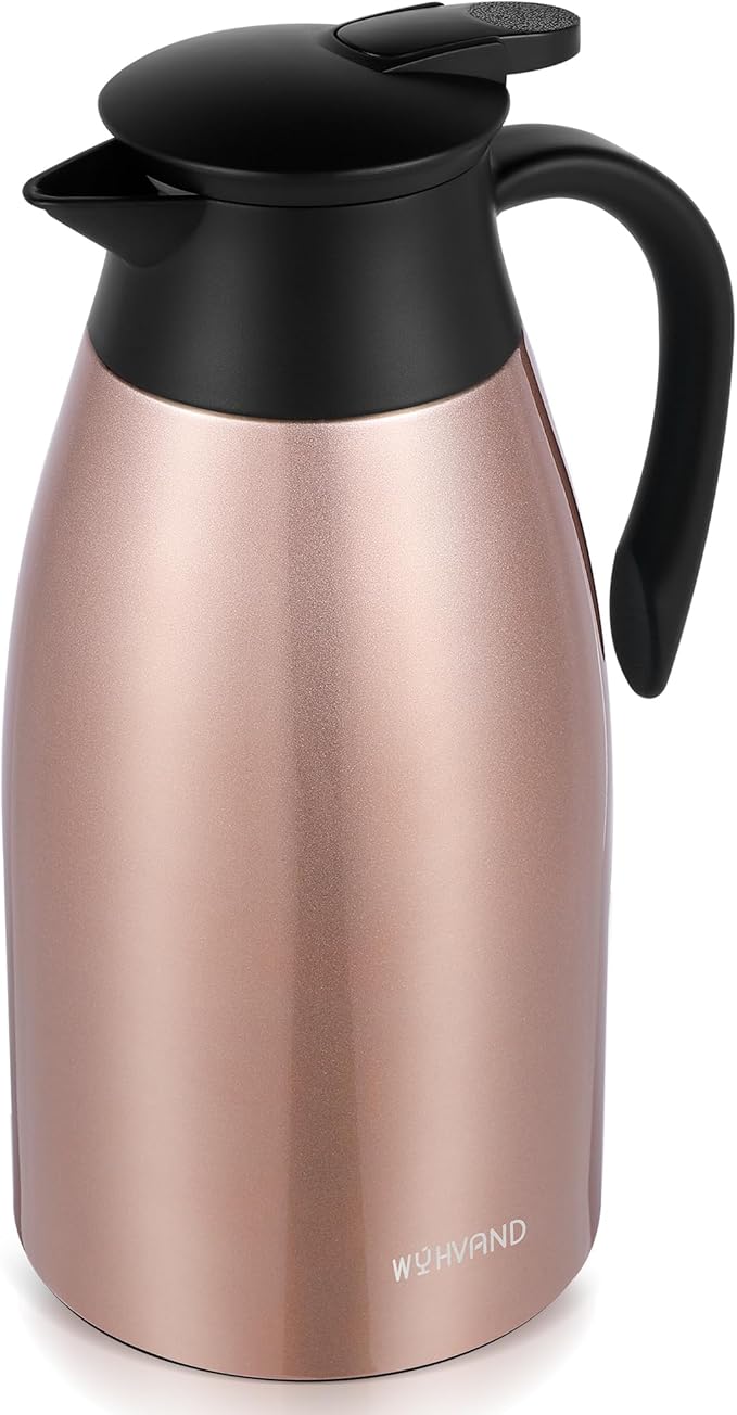 68 Oz Thermal Coffee Carafe, Stainless Steel Insulated Vacuum coffee crafts to by WYHVAND