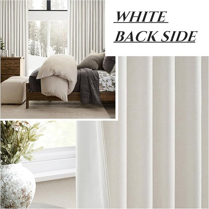 Birch Lush Decor Curtains for 104-106 Inch Windows 2 Panel Sets, 104 Inch Tall - Image 6
