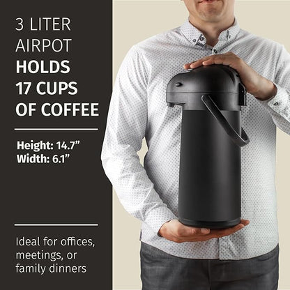 Airpot Coffee Dispenser With Pump, 36 Hours Cold - Image 4