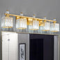 FDPBY Vanity Lights 5-Light Modern Crystal Vanity Light Gold Bathroom Light by FDPBY