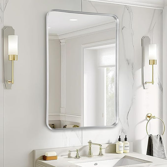Fabuday Bathroom Wall Mirror Rectangle by Fabuday