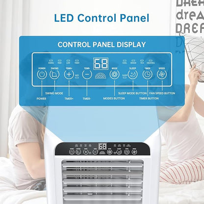 Portable Air Conditioners, 8000 BTU Cooling Capacity - Image 3
