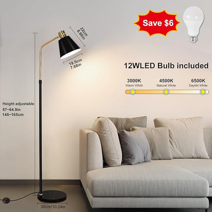 Dimmable Black Vintage Floor Lamps - Image 6