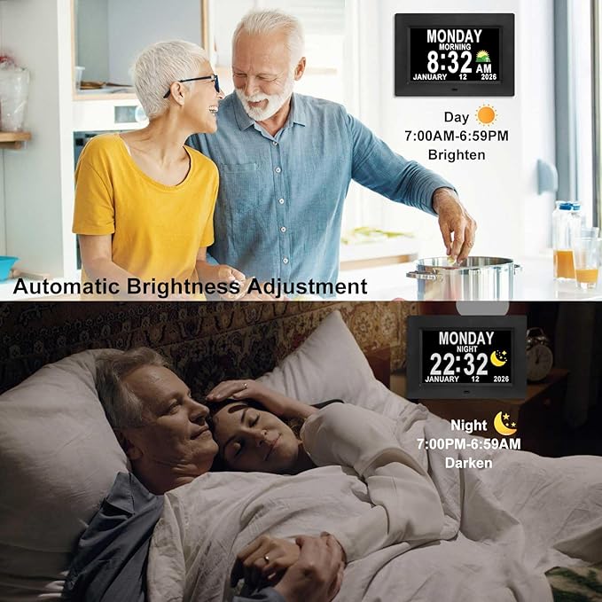 Jaihonda Dementia Clock for Seniors Digital Clock - Image 9