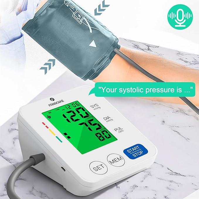 Panacare Blood Pressure Machine, Automatic Upper Arm Blood Pressure Monitor - Image 6