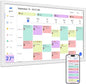 27 Inch Smart Digital Calendar Max, Wall Mountable Electronic Family Planner by Herncptar