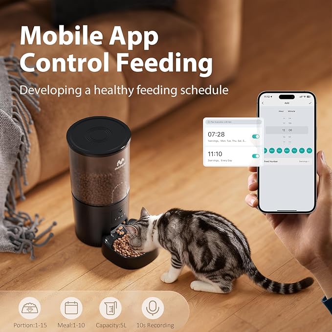 IMIPAW 5L Automatic Cat Feeder - Image 5