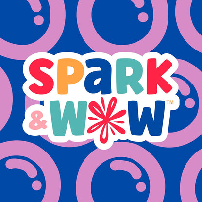 Spark & Wow Sensory Wall Toddler Mirror, Giant 1 Bubble | For Ages 6m+, Easy-to-Clean Acrylic, Stimulate Cognitive Development