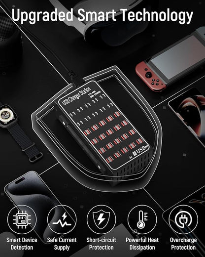 60 Port 300W USB Charging Station, Desktop Charging Station - Image 5