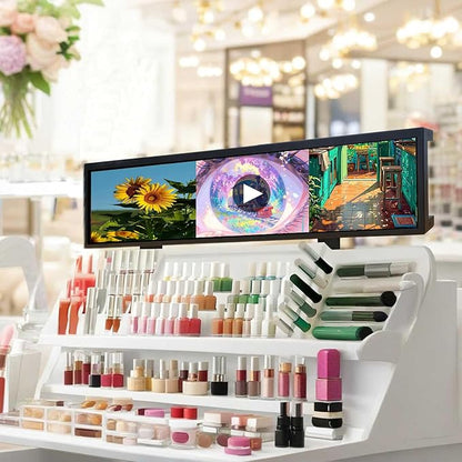 VSDISPLAY 21.3" Ultra Wide Bar Display 1920x360 IPS Digital Signage Monitor - Image 6