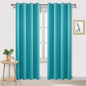 DWCN Black Out Curtains 84 Inch Long 2 Panels, Thermal Light Blocking Room by DWCN