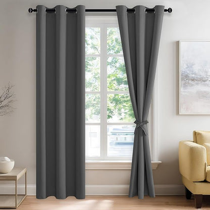 JIUZHEN Blackout Curtains for Bedroom by JIUZHEN