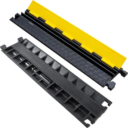 OranLite Heavy-Duty Rubber Cable Protector Ramp, Floor Cable Wire Cord Cover - Image 6