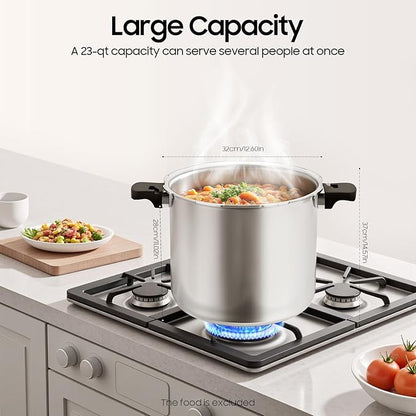 Electric Pressure Canner, Aluminum Pressure Cooker 23-Quart Induction Compatible - Image 2