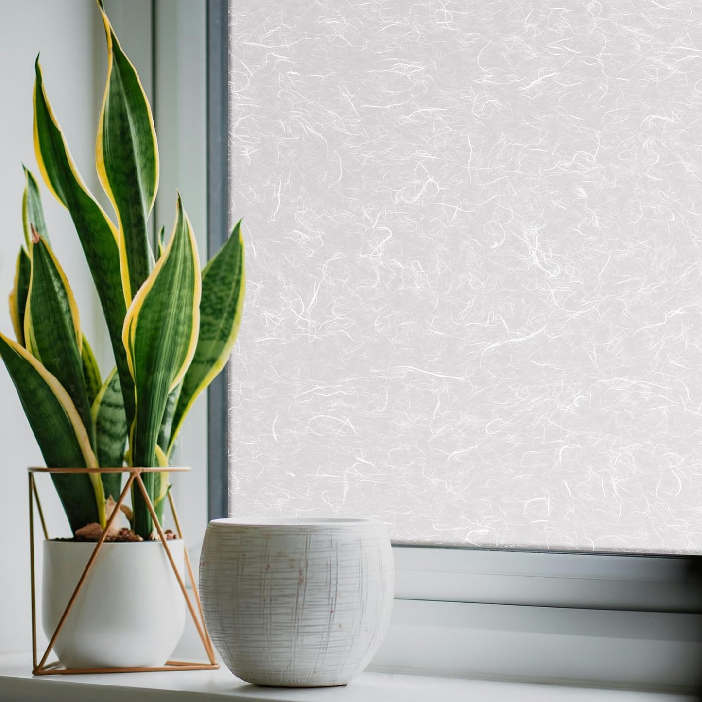Rice Paper Window Privacy Film by Artscape - Decorative Frosted Glass Design, Static Cling, Full Coverage Privacy, Light Control, Helps Create a Calm, Focused Space, Made in USA - 36 x 72 Inch