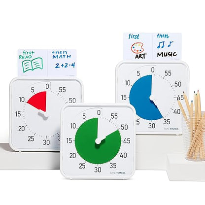 Time Timer Original 8" Visual Countdown Timer – Medium 60-Minute Classroom - Image 5