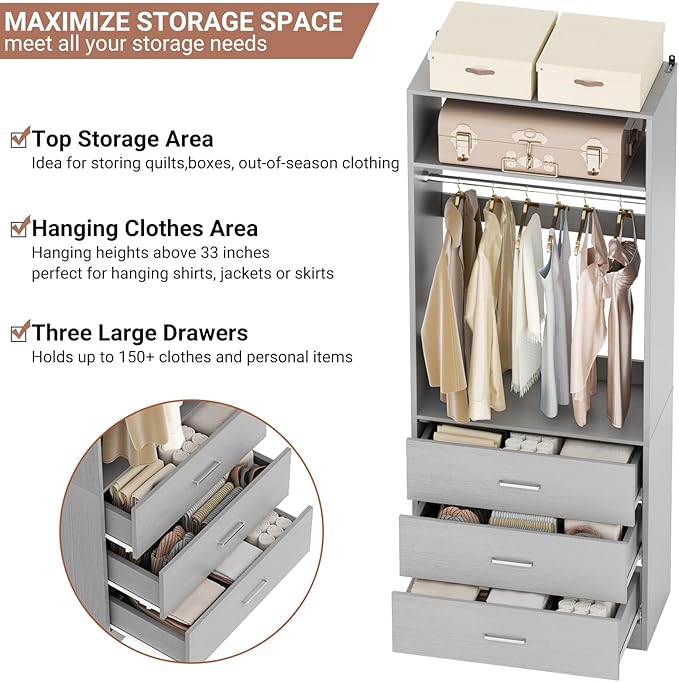 Closet System Set of 4, 8FT Closet Systems - Image 5