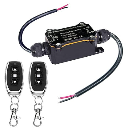 Forward and Reverse Remote Switch, DC 12V to 48V 8A Waterproof Remote Control by Urant