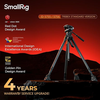 SmallRig x Potato Jet Tribex Carbon II Hydraulic Carbon Fiber Tripod, Fast - Image 9