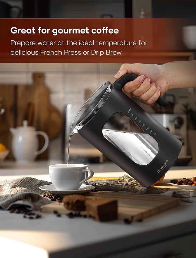 Electric Tea Kettle, INTASTING Glass Electric Kettle - Image 5