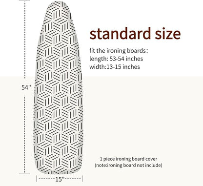 Bumkimue Ironing Board Cover and Pad, Standard Size 15x54 Inches, Heavy Duty - Image 2