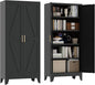 71" Tall Pantry Cabinet, Kitchen Pantry Storage Cabinets by XIUSVON