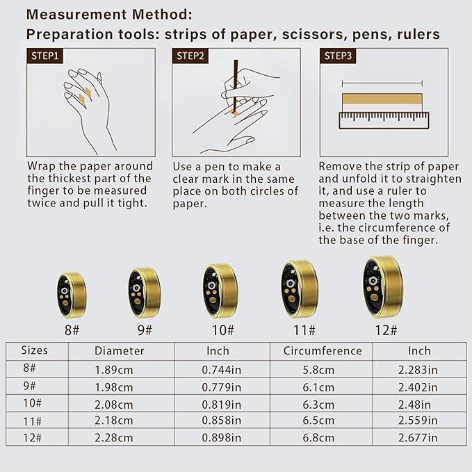 Smart Ring Health Tracker, Fitness Tracker Ring - Image 7