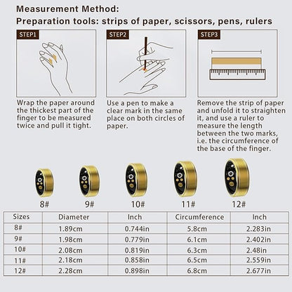 Smart Ring Health Tracker, Fitness Tracker Ring - Image 7