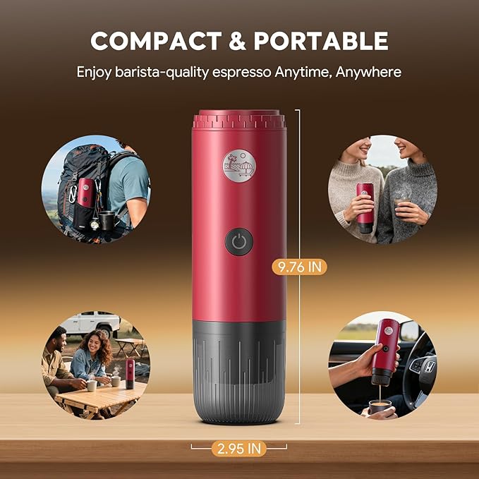 Portable Espresso Machine, Travel Coffee Maker - Image 7