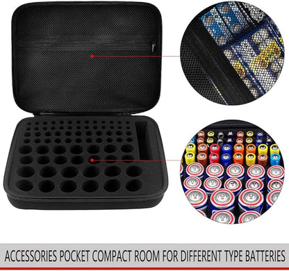 Comecase Hard Battery Organizer Storage Box Carrying Case Bag - Image 2