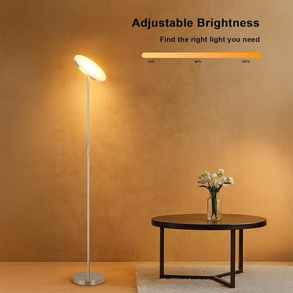 Floor Lamp, 30W/2400LM Sky LED Modern Torchiere 3 Color Temperatures Super - Image 6