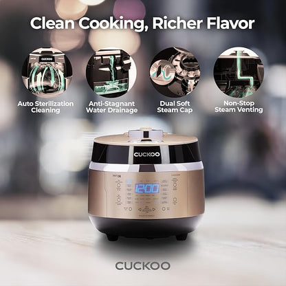 CUCKOO High Pressure Rice Cooker 3-Cup Uncooked / 6-Cup Cooked - Image 6