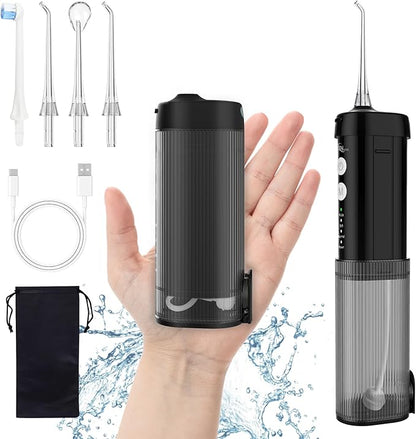 JNGOODS Mini Portable Water Flosser Oral Irrigator Water Teeth Cleaner Pick - Image 8